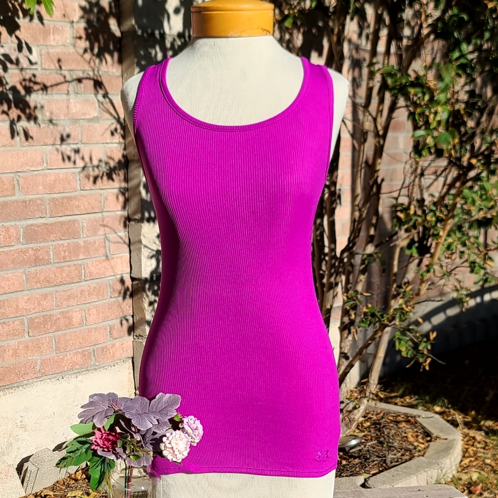 Under Armour purple workout top